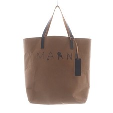 MARNI Borsa tote in cellulosa marrone borsa da donna tracolla usata B (età 14+)