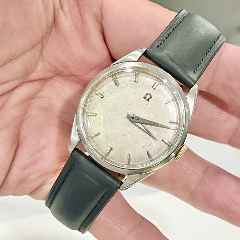 Vintage OMEGA 2910-4-SC Cal. 284 Manual Wind Men’s 36mm Swiss Watch RUNS! - Image 2 of 4