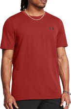 Image of Under Armour Vanish Seamless Mens Training Top Orange Short Sleeve Gym T-Shirt