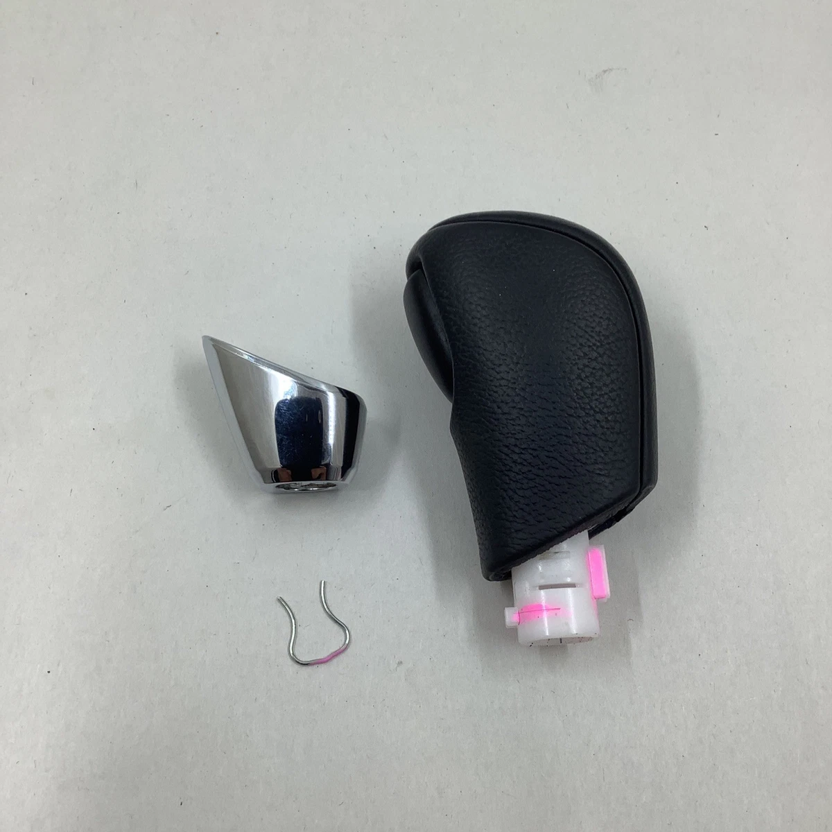 Pomo De Cambio Para Caja De Transferencia En Cuero Negro - Para Nissan Patrol GU Y GQ