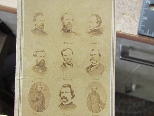 Civil War Union Generals cdv photo by Morse's Gallery of the Cumberland