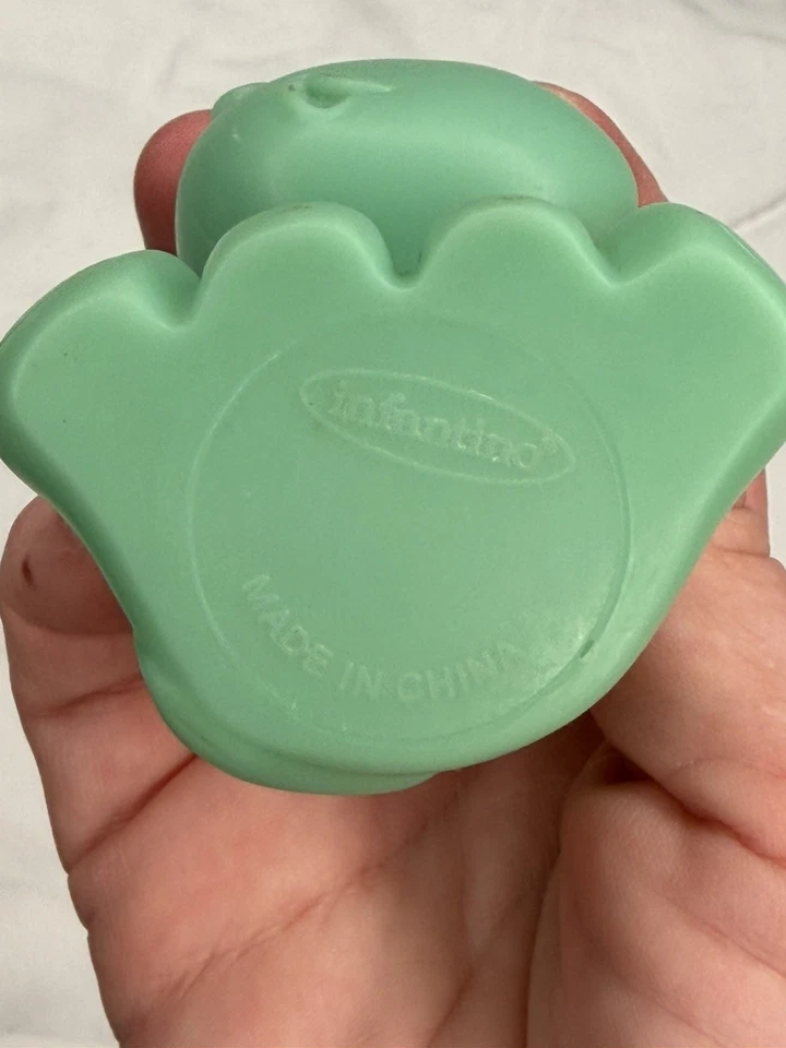 Banheira Infantino O'Toys cavalo azul pônei brinquedo de banho crianças fingem brincar - Imagem 4 de 4