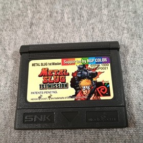 Neo Geo Pocket Color Handheld System w/ Metal Slug 1st Mission - Tested & Works