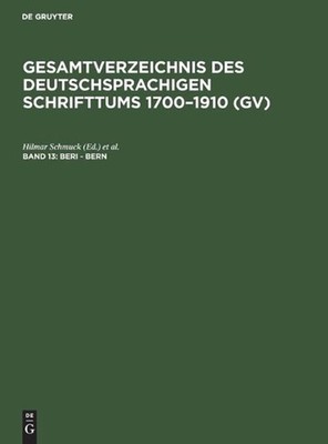 Beri - Bern by Hilmar Schmuck (German) Hardcover Book