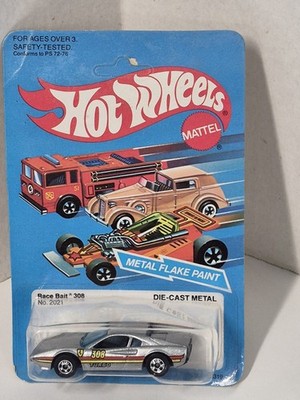 Hot Wheels 1982 Race Bait 308 Ferrari Die-Cast Car Metal Flake Paint