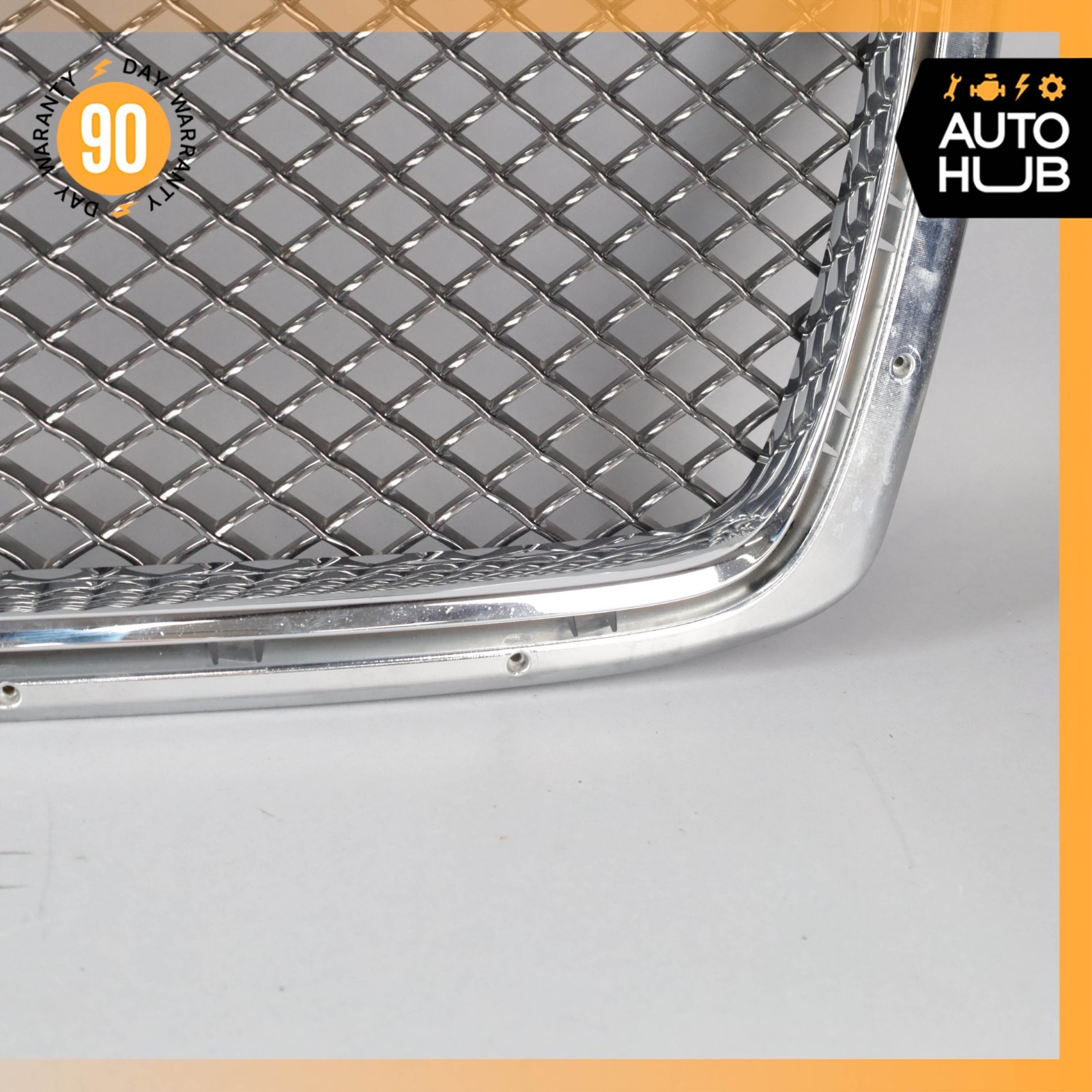 12-18 Bentley Continental GT GTC Hood Radiator Mesh Grille Grill Chrome OEM 30k