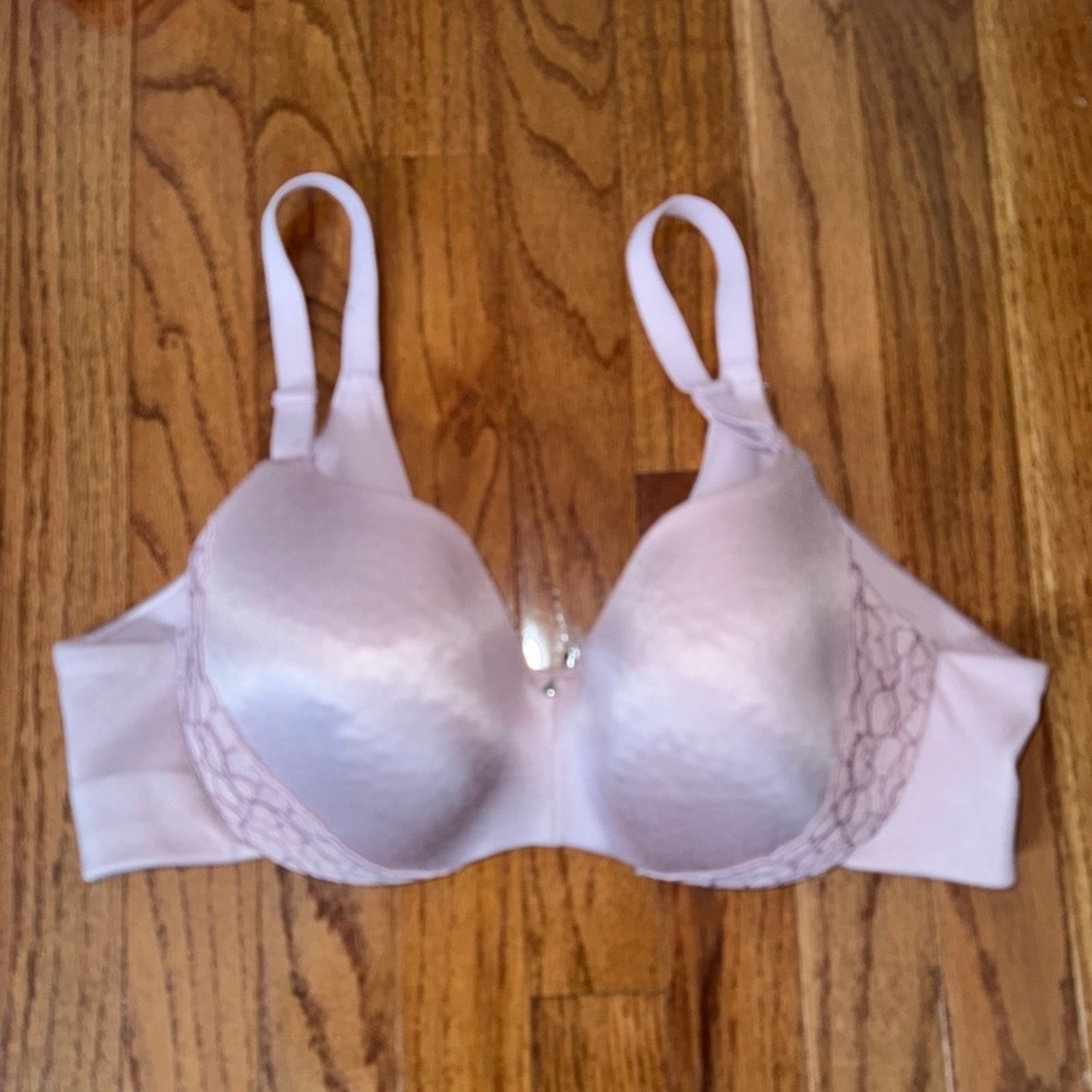 CACIQUE Bra Pink Lightly Lined Full Coverage Underwire Lace Size 40C