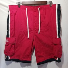 Men's Red Hollister Swim Trunks. Size Medium. Cargo Pockets
