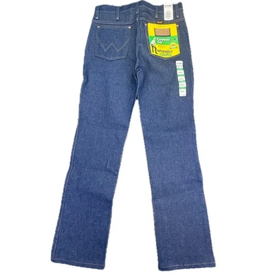Wrangler Jeans Mens 30x32 Blue Cowboy Cut 936 Slim Fit Rigid Denim New - Image 1 of 4