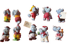 10 Happy Hippo  &Uuml;berraschungseier Figuren Ferrero  1995  Sammlung  P.139