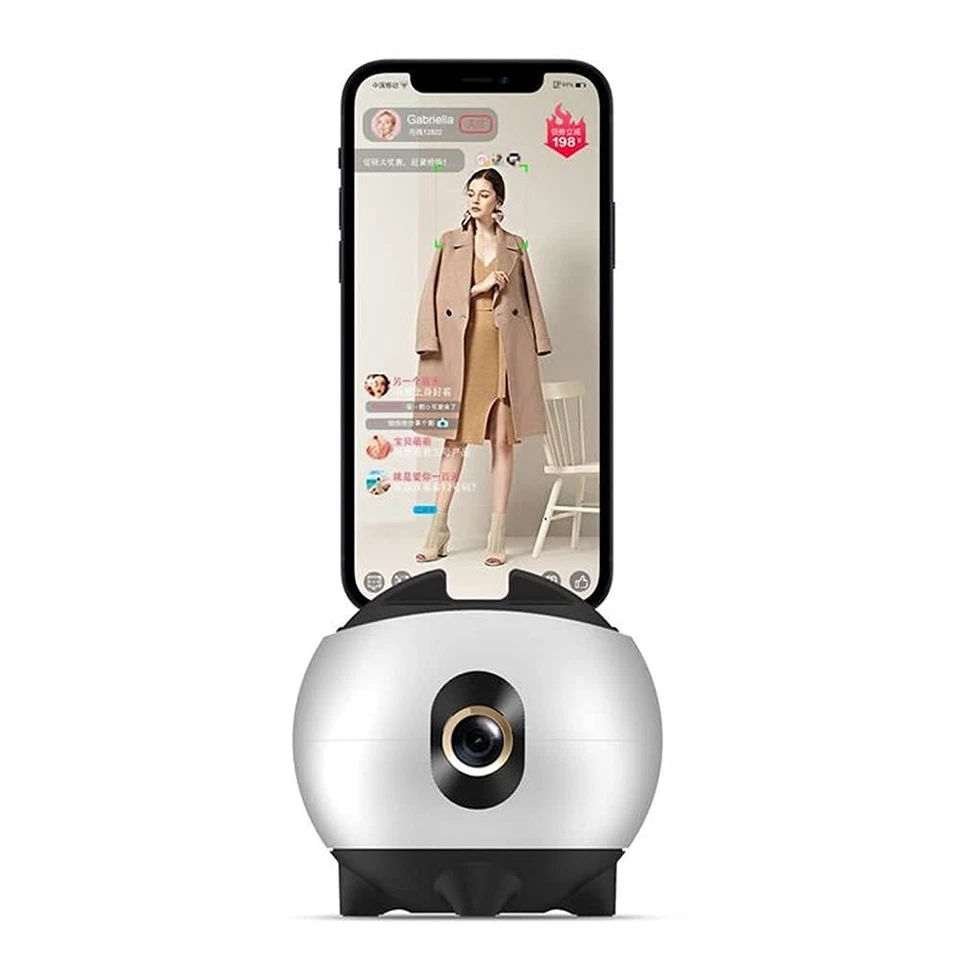 Soporte de cardán de reconocimiento facial 360 basado en IA para fotos y videos para tu Foto 2 de 4