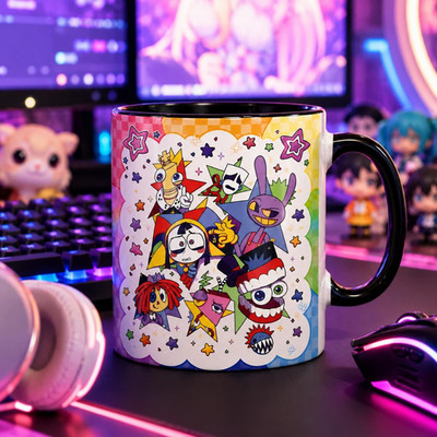 The Amazing Digital Circus Mug TADC Pomni Jax Ragatha Caine Cup