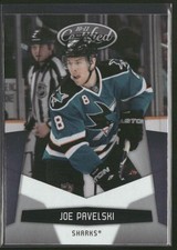 2010-11 Panini Certified Joe Pavelski #124 San Jose Sharks