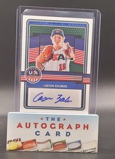 2023 Carson Bolemon Stars And Stripes Auto Blue Foil SP USA Autographed Signed