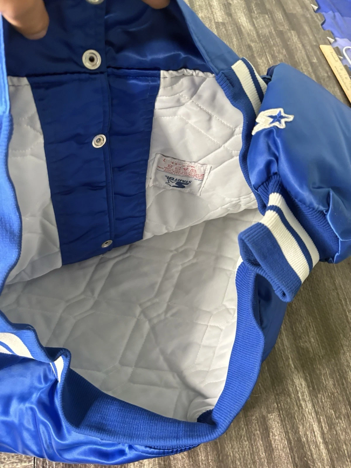 Brooklyn Dodgers Starter Cooperstown Satin Jacket Size 2XL Usa VTG 90s MLB - product detail image 4