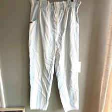 Vintage Gitano Striped High Waist Denim Pants Elastic Waistband Casual Jeans 16