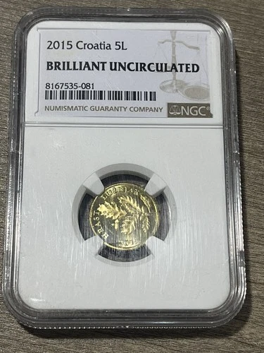 2015 Croatia 5L -NGC Brilliant Uncirculated-