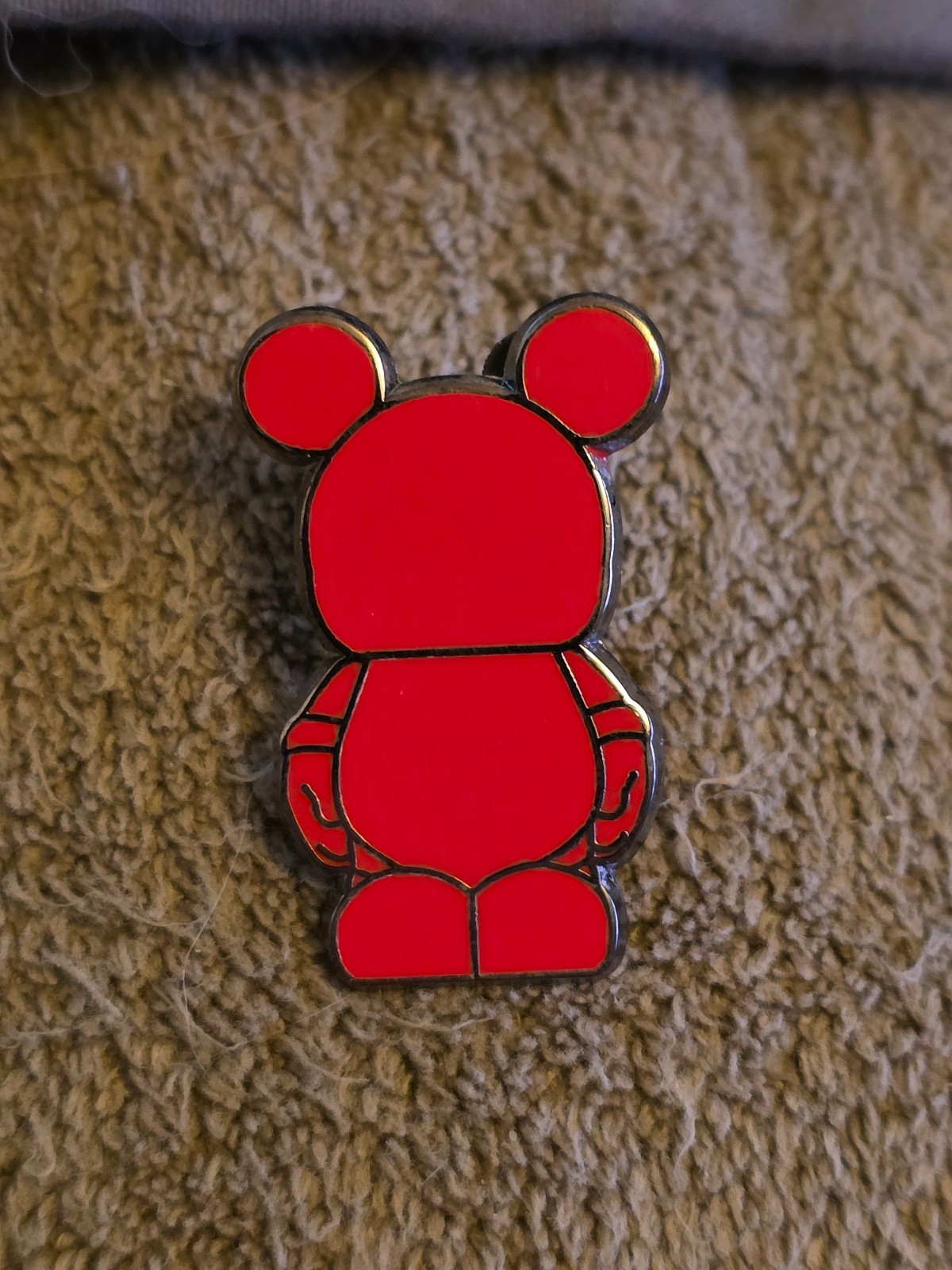 Disney Trading Pin, Vinylmation Junior, Red, Mickey Mouse, 2012 NEVER WORN