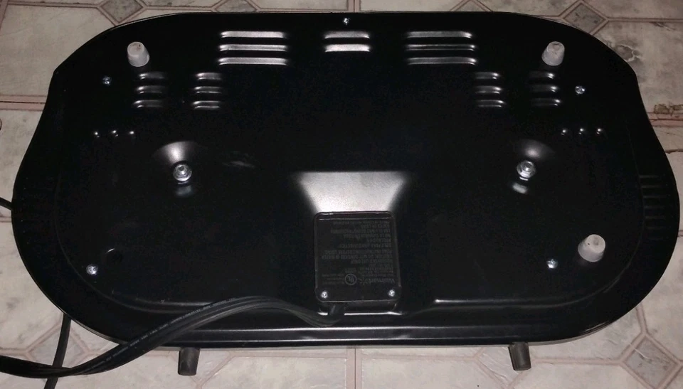 Estufa eléctrica This Is A Farberware Royalty 1800 W doble quemador negra Foto 2 de 2