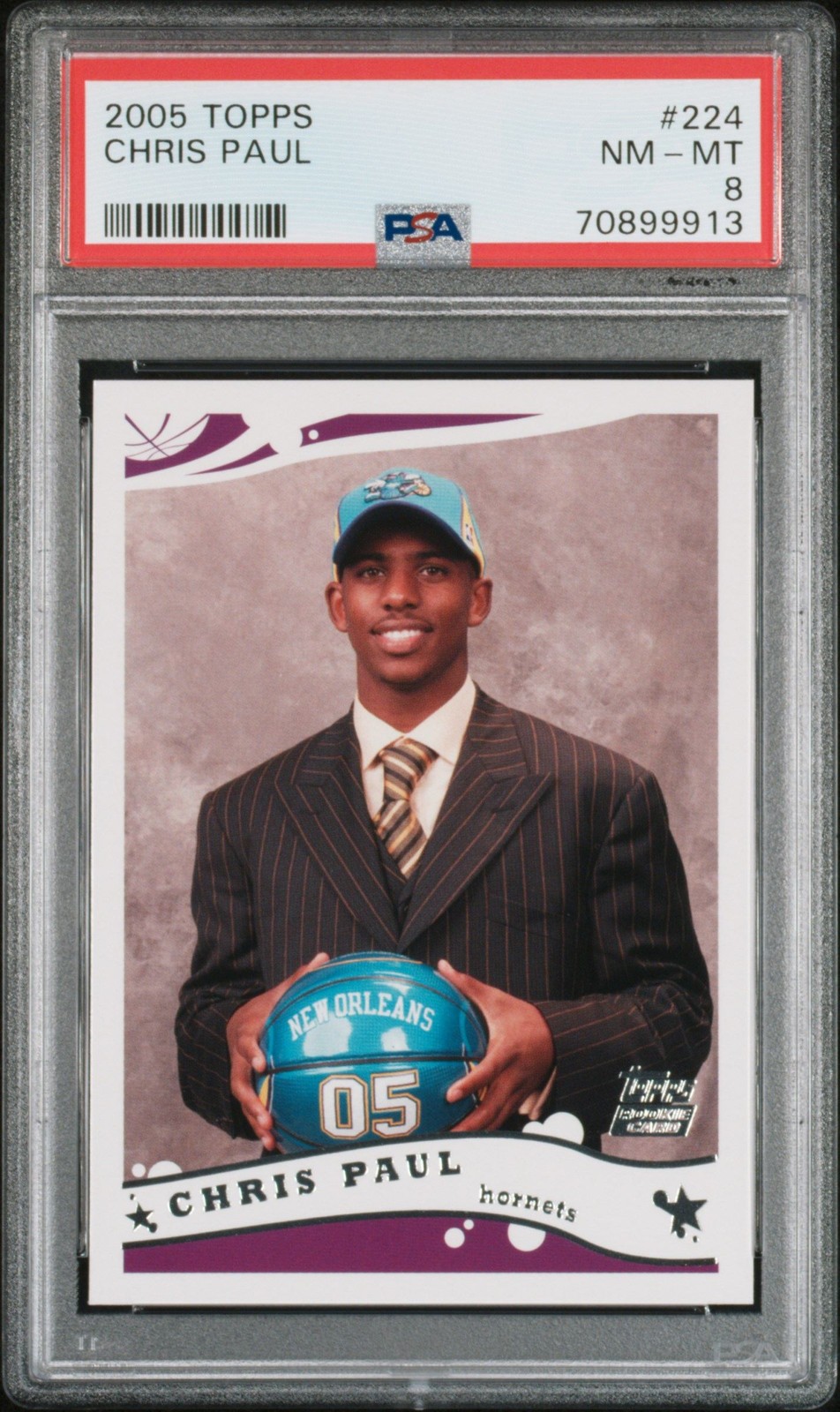 2005-06 Topps CHRIS PAUL RC PSA 8 #224