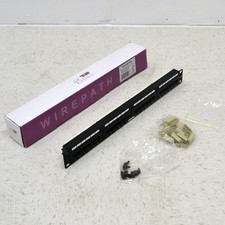 NEW Wirepath WP-CAT5E-PP-24 Rack Mount 24-Port RJ-45 Cat 5e Patch Panel