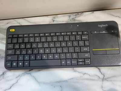 Logitech K400 Plus Wireless Touch Keyboard w/ Touchpad HTPC PC TV Black