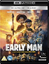 Early Man (4K UHD Blu-ray) Eddie Redmayne Tom Hiddleston Maisie Williams