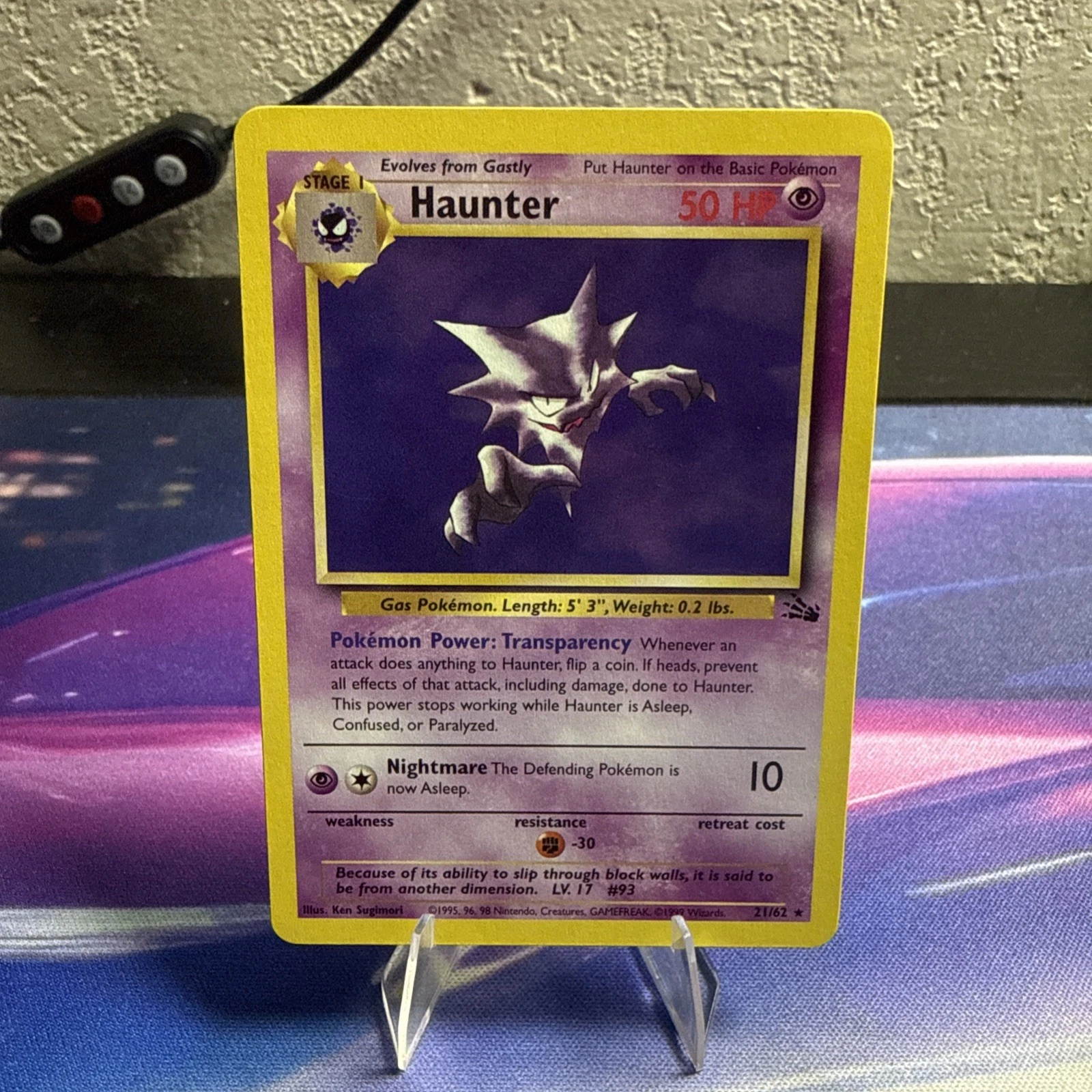 Haunter 21/62 Fossil Regular