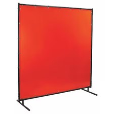 Steiner 538-5X6 Welding Screen, Transparent Vinyl, 6 Ft W., 5 Ft H., 13 Oz/Sq