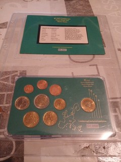 Série De Pièces En Euros D'Italie 2002 200 LIRE ! VATICAN