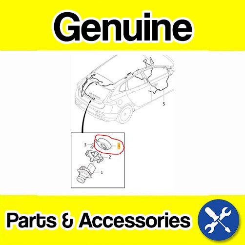 Genuine Volvo V40 (15-) Rear Park Assist Camera Sealing