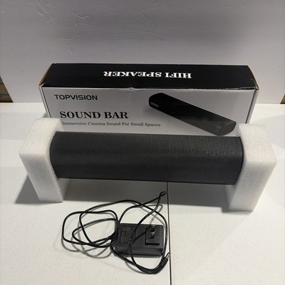 Topvision Sound Bar - Black (Immersive cinema sound for small space )