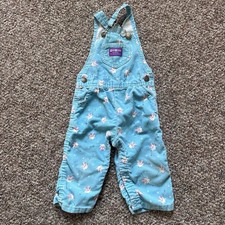 OshKosh B'Gosh Vintage Overalls Corduroy Bunny Ski 24M
