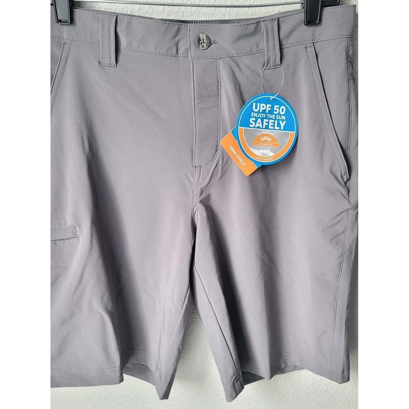 Columbia NWT Grander Marlin II Offshore Shorts 10" Size 30 Color City Grey