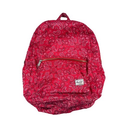 Hershel Supply Co Backpack Red Paisley Print Bandana Day Pack