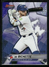 2025 Bowman's Best #39 Bo Bichette Purple Mojo Refractors SN #/250