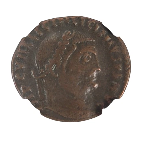 NGC VF Romano AE3 de Licinio I (AD 308-324) NGC Antiguos Certificado MUY BIEN Foto 2 de 3