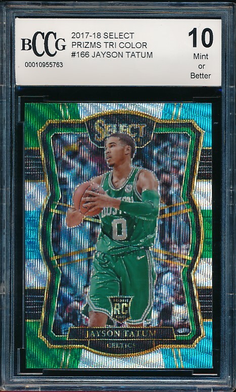 その他 2017 Jason Tatum tri-color Prizm JAYSON TATUM 2017 SELECT PRIZMS TRI COLOR ROOKIE # 166 SP