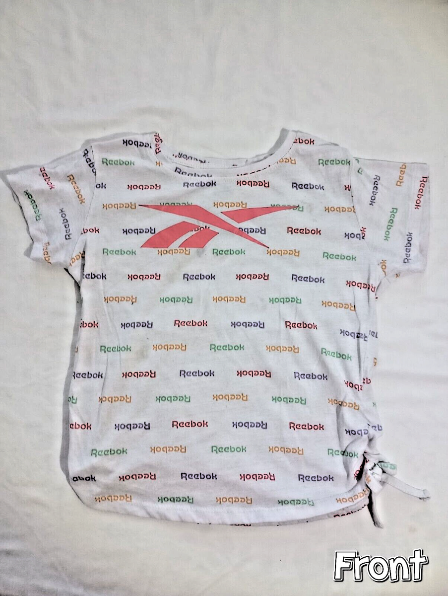 Reebok T-Shirt Girl White and Pink