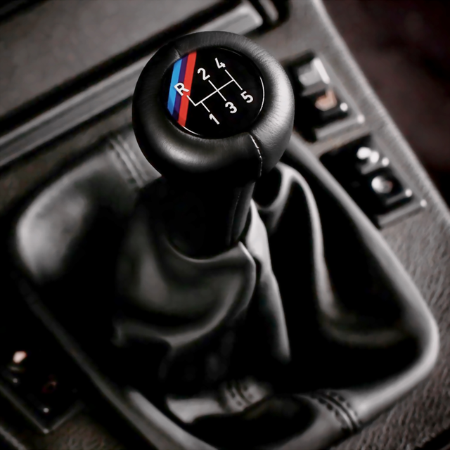 BMW M Technic DogLeg Mushroom Leather Shift Knob E23 E24 M6 E28 M5 E30