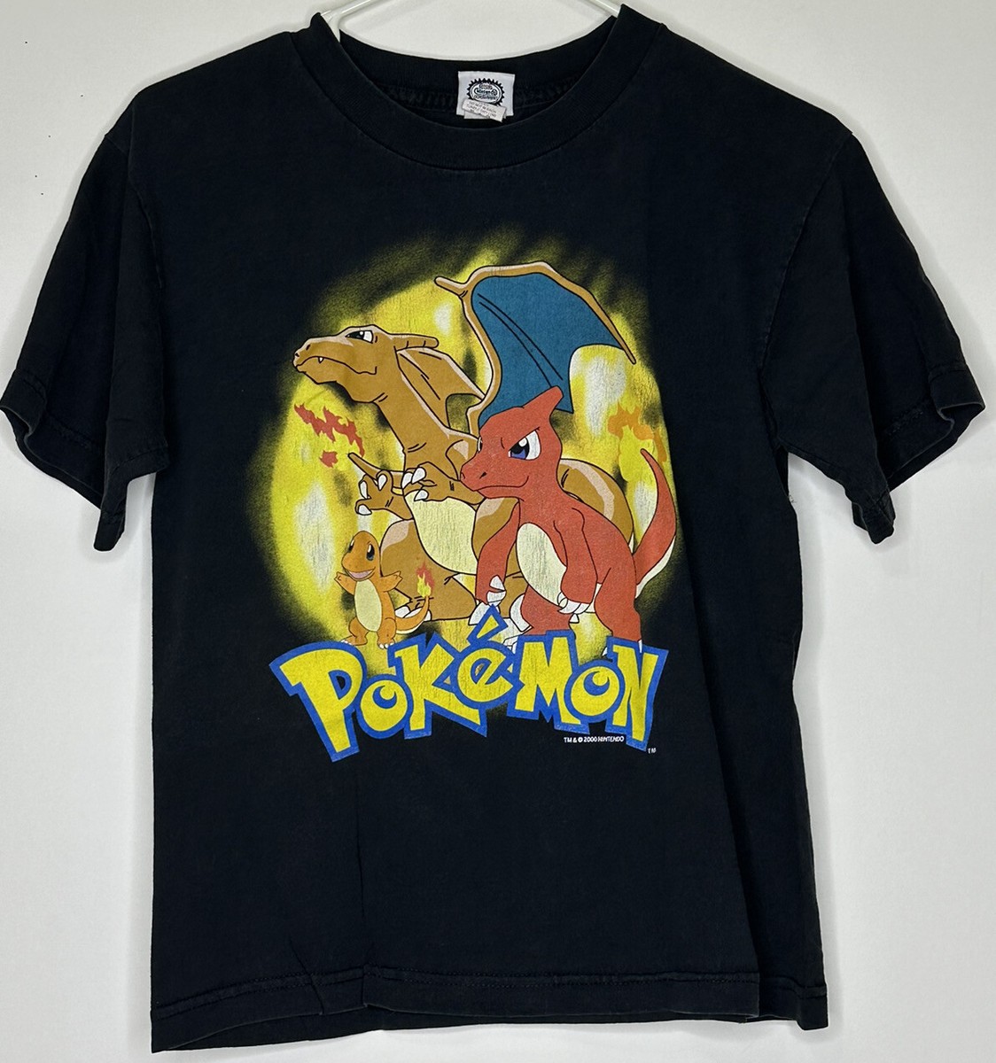 00’s Nintendo POKEMON CHARIZARD T-SHIRT Vintage 2000 Nintendo Pokémon Charizard T-shirt Youth Large