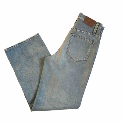 Rivet & Thread Womens Size 25 Jeans Madewell Denim High Rise Wide Leg 25 X30 EUC
