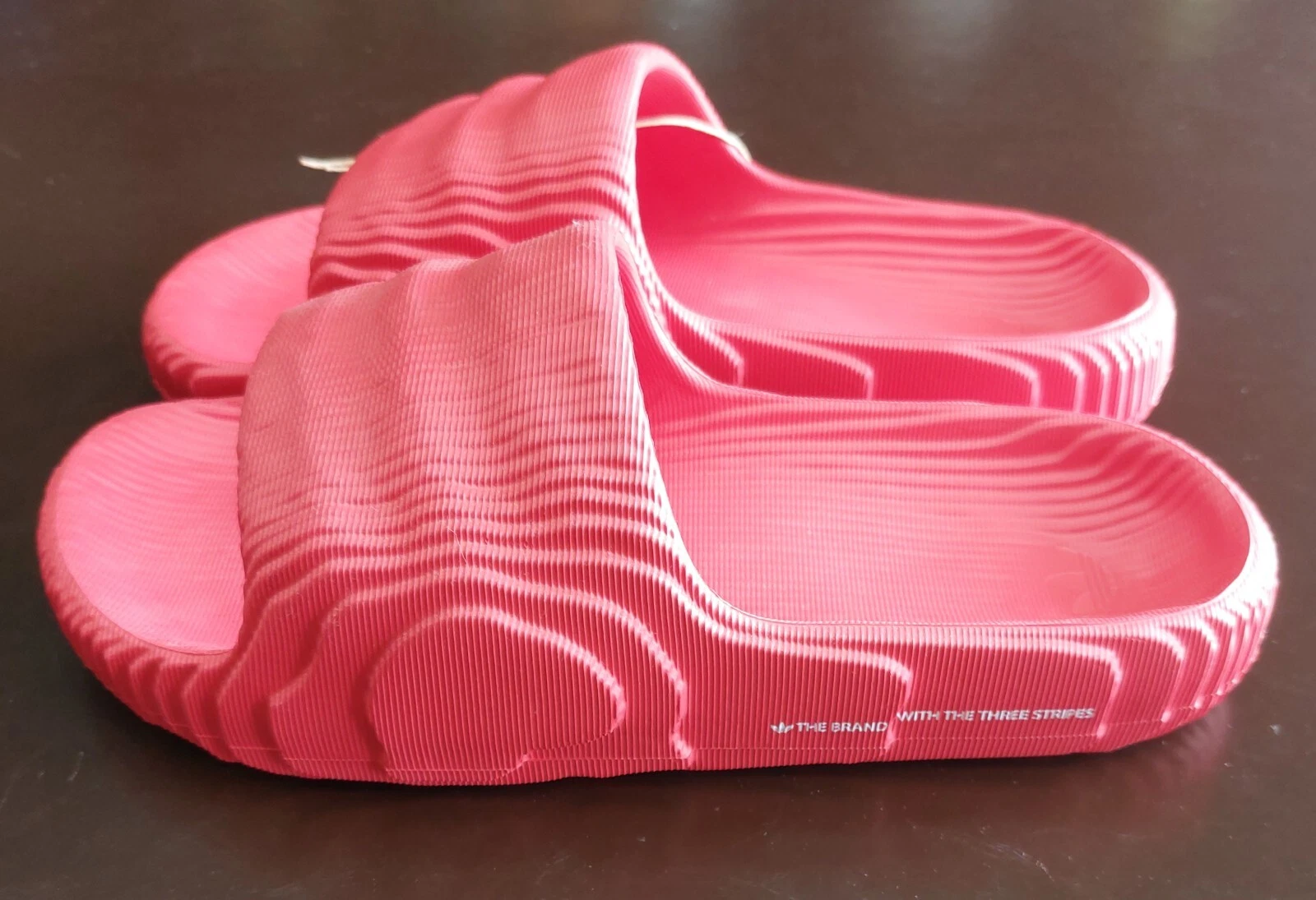 Sandali Adidas uomo ADILETTE 22 SLIDES TAGLIA US 7 Better Scarlet Cloud bianco IF5394