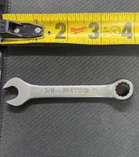 MATCO MCS122 3/8" SAE 12PT SHORT COMBINATION WRENCH