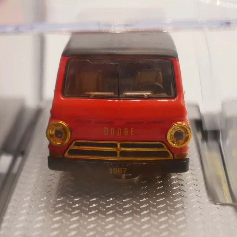 M2 1:64 Diecast car model metal toy car 1967 Dodge A100 Panel Van - Image 4 of 4