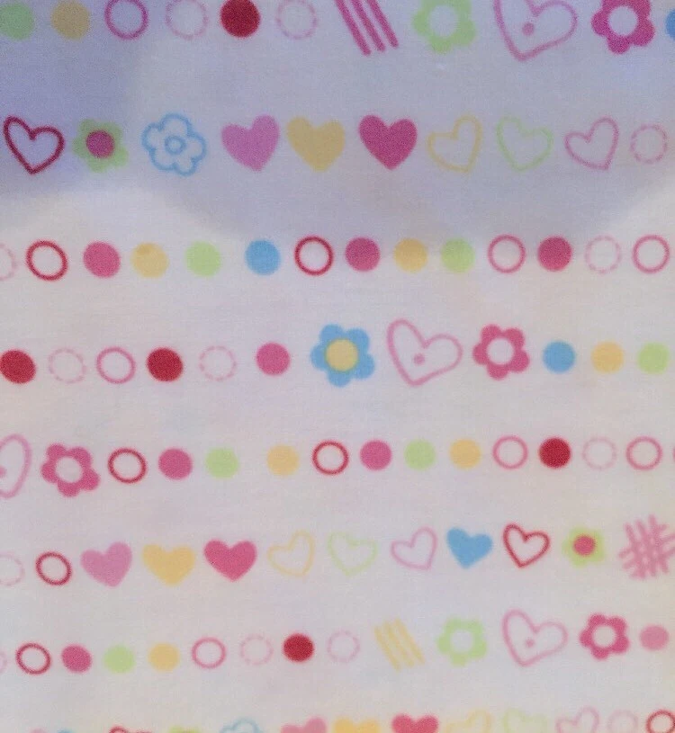 Nuevo con etiquetas Pantalones de pijama American Girl solo niña talla PEQUEÑO 7-8 corazones, flores Foto 2 de 2