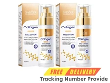 2 x Sadoer Collagen Anti-Aging Face Lotion Soothing & Smooth Skin 80ml