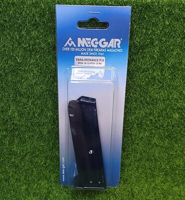 Mec-Gar ARMSCOR Rock Island P18 .38 Super 10 Round Magazine, Blued - MGP183810B