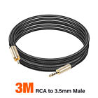 Rca to 3.5mm Cable Digital Audio Video Coaxial Line Receiver Speakers Projector