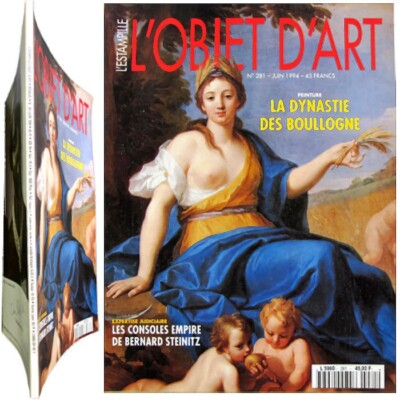 L'Objet d'art Nr. 281 La Dynastie des Boullogne Maler Möbel Bernard Steinitz